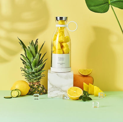 Electric Juicer Cup 6 Blades Blender Milkshake Machine USB Portable Fruit Milk Mixing Tool Mini Fresh Juice Blender