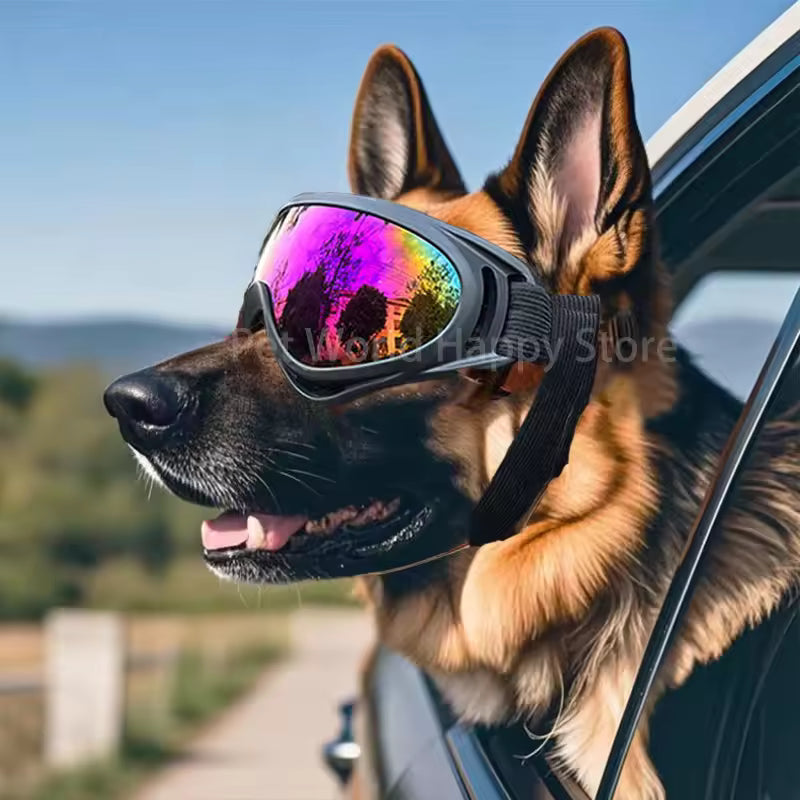 Dog Sunglasses Soft Adjustable UV Protection