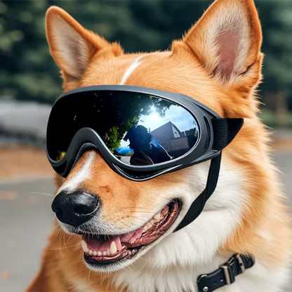 Dog Sunglasses Soft Adjustable UV Protection